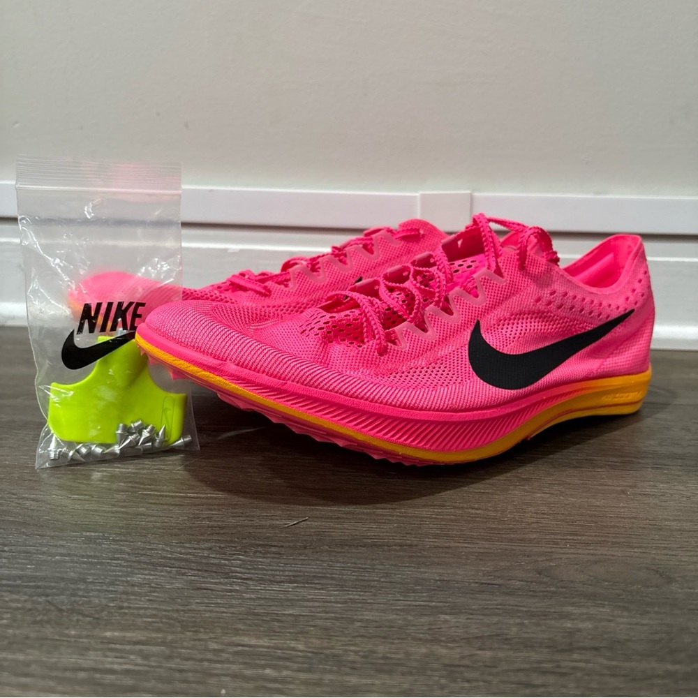 Nike ZoomX Dragonfly Hyper Pink Orange CV0400-600 Track & Field Size 14